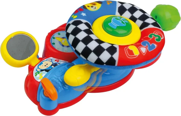 Winfun Baby Learning Steering Wheel - Interactive Toy with Lights, Sounds, and Musical Activities
