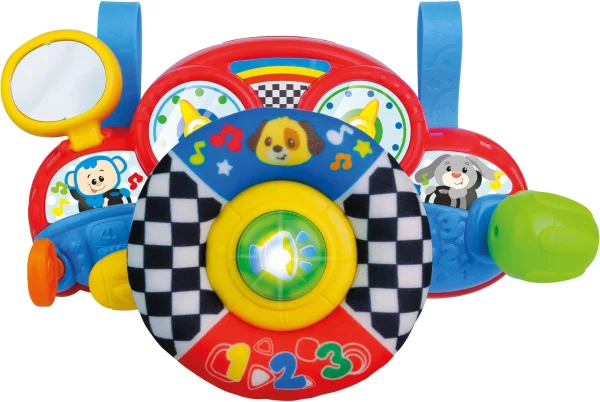 Winfun Baby Learning Steering Wheel - Interactive Toy with Lights, Sounds, and Musical Activities - Image 3