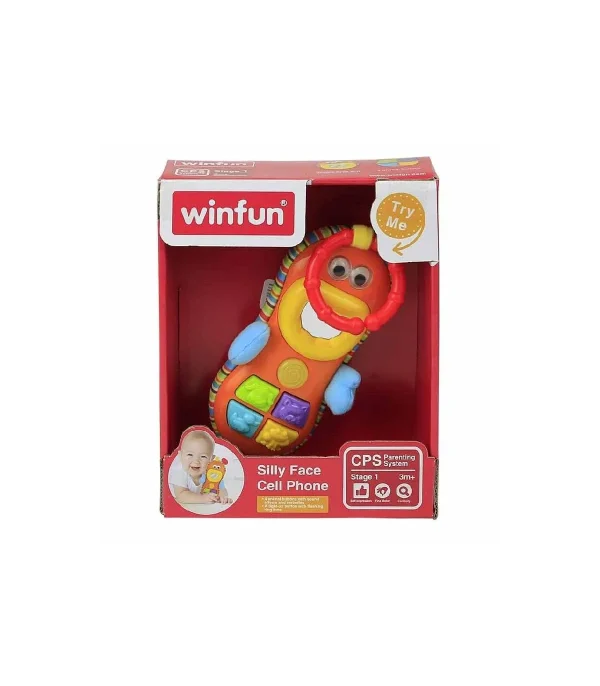 Winfun Funny Baby Phone - Interactive Toy Phone with Lights, Sounds, and Music - Image 3