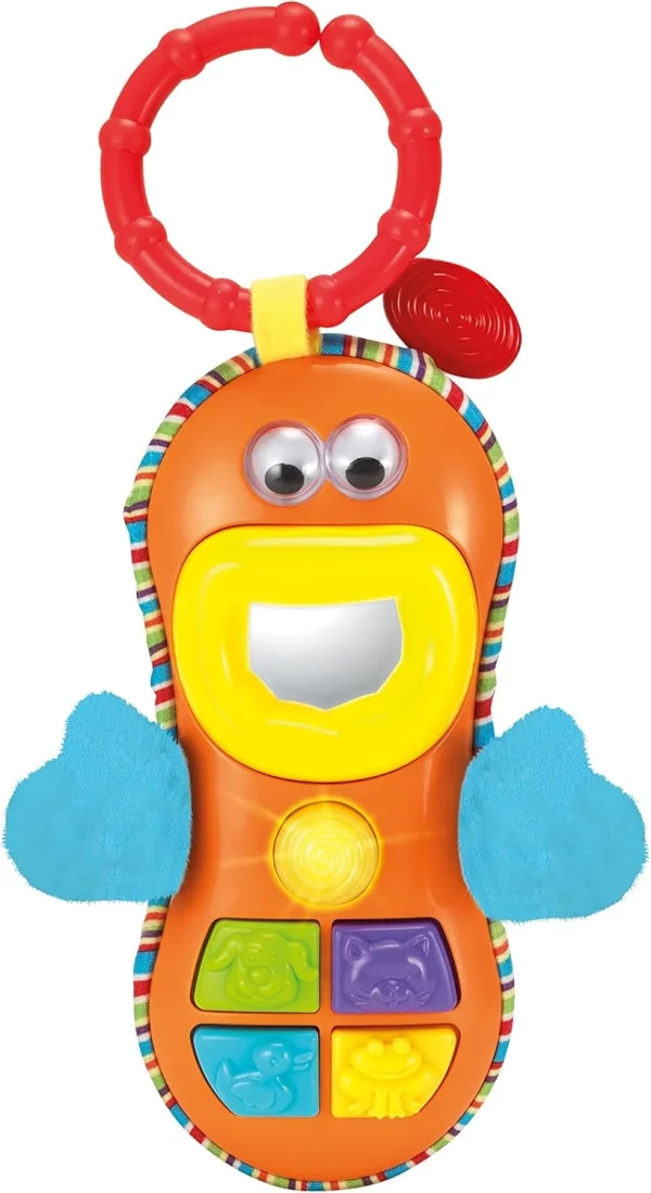 Winfun Funny Baby Phone - Interactive Toy Phone with Lights, Sounds, and Music - Image 2