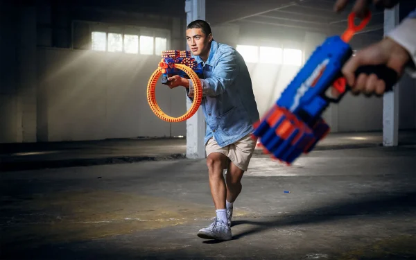 X-Shot Insanity Mad Mega Barrel Blaster - High-Capacity Dart Blaster for Intense Action Play - Image 6