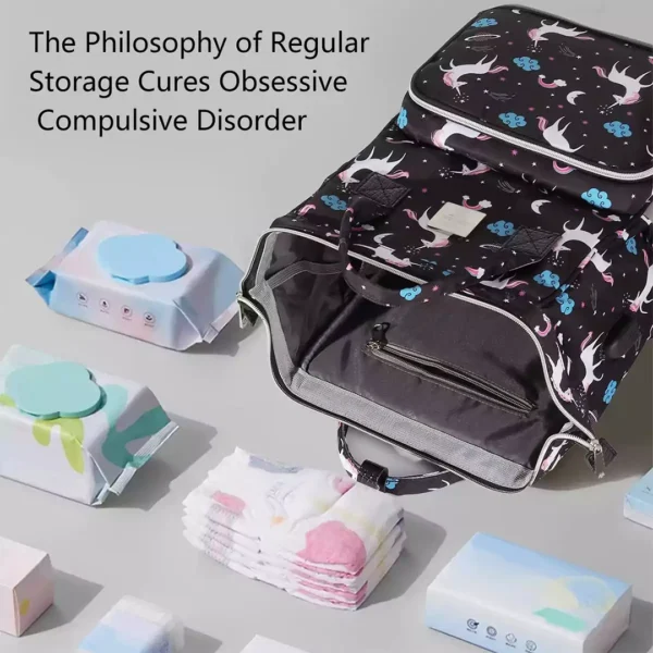 Lequeen Diamond 7TH Edition Soft Waterproof Original mommy bag – الجيل السابع الدايموند من ليكوين - Image 2