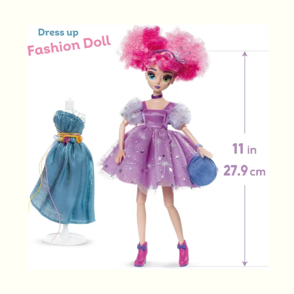 Be Fashion Academy – Fashion Doll with Extra Outfit - Image 5
