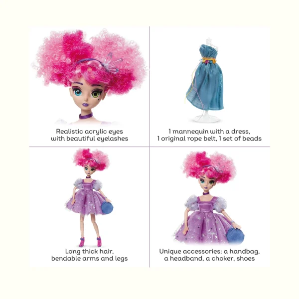 Be Fashion Academy – Fashion Doll with Extra Outfit - Image 6