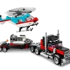 ليجو كريتور 3 في 1: الشاحنة المسطحة مع الهليكوبتر – LEGO Creator 3-in-1 Flatbed Truck with Helicopter (31146) - Image 13