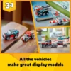 ليجو كريتور 3 في 1: الشاحنة المسطحة مع الهليكوبتر – LEGO Creator 3-in-1 Flatbed Truck with Helicopter (31146) - Image 5
