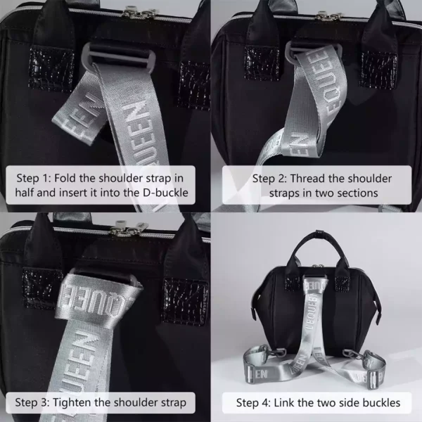 Lequeen Diamond 7TH Edition Soft Waterproof Original mommy bag – الجيل السابع الدايموند من ليكوين - Image 5