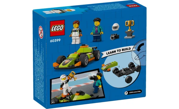 ليجو سيتي: السيارة السباق الخضراء – LEGO City Green Race Car (60399) - Image 8