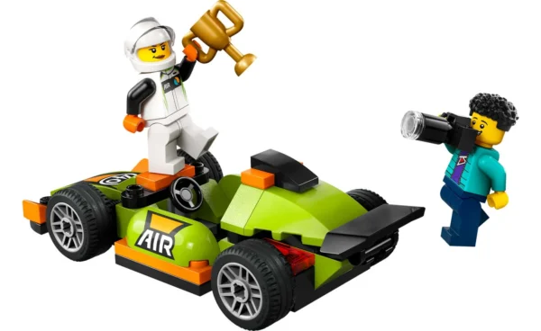 ليجو سيتي: السيارة السباق الخضراء – LEGO City Green Race Car (60399) - Image 4