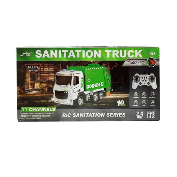 Supertoys Remote Control Garbage Truck – HJ8003-1D - Image 4