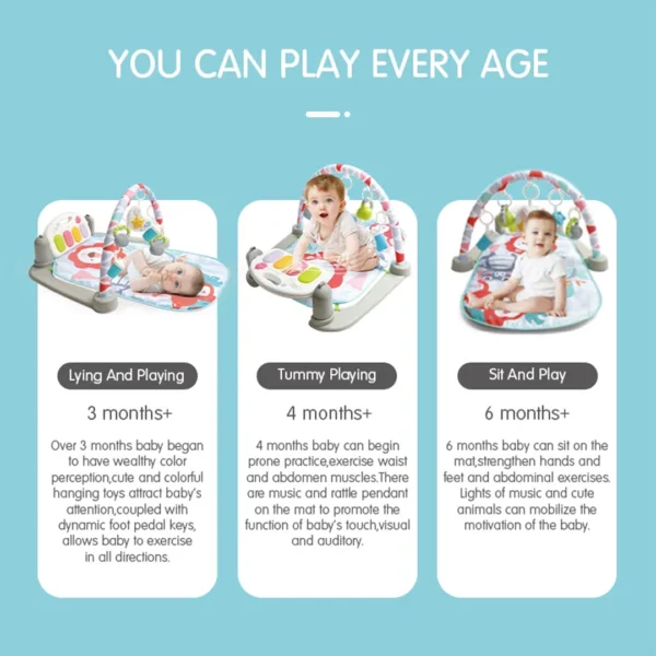 HW Baby Frog Pedal Piano Playmat - Image 6