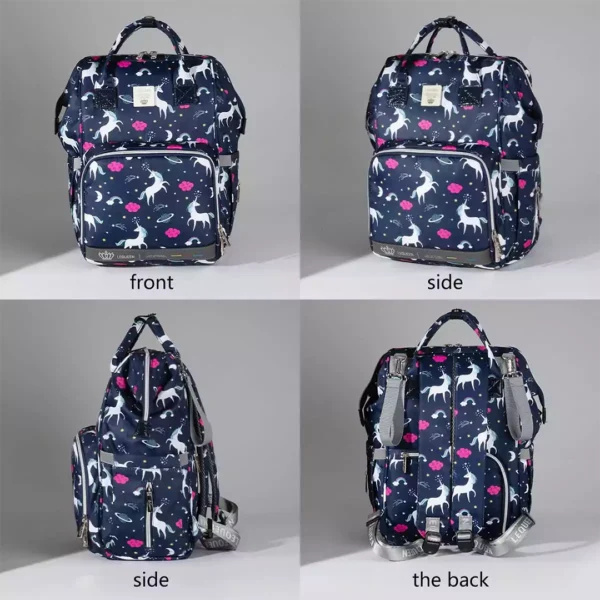 شنطة الأمومة الأصلية من ليكوين – الجيل السابع دايموند – مقاومة للمياه Lequeen Diamond 7th Edition – Waterproof Original Mommy Bag - Image 7