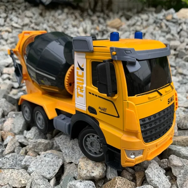 Remote Control Cement Mixer Truck – Construction Vehicle (5+ Years)