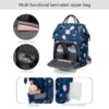 شنطة الأمومة الأصلية من ليكوين – الجيل السابع دايموند – مقاومة للمياه Lequeen Diamond 7th Edition – Waterproof Original Mommy Bag - Image 9