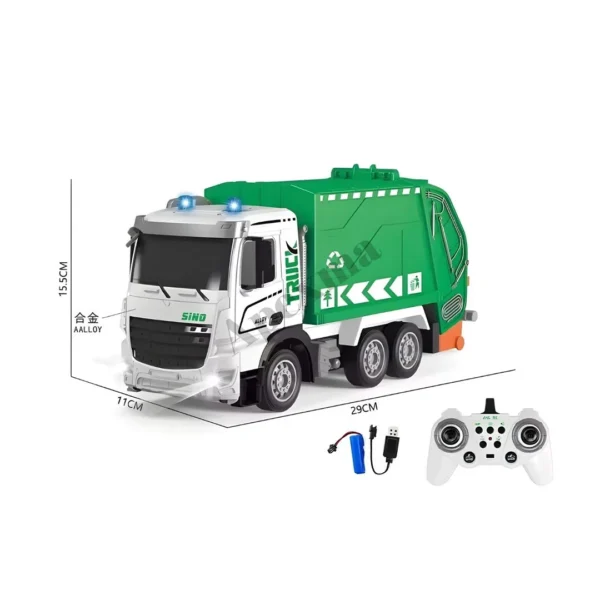 Supertoys Remote Control Garbage Truck – HJ8003-1D - Image 7