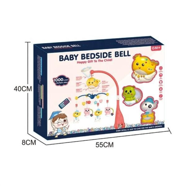 360° Musical Baby Crib Mobile with Lights & Remote - Image 3