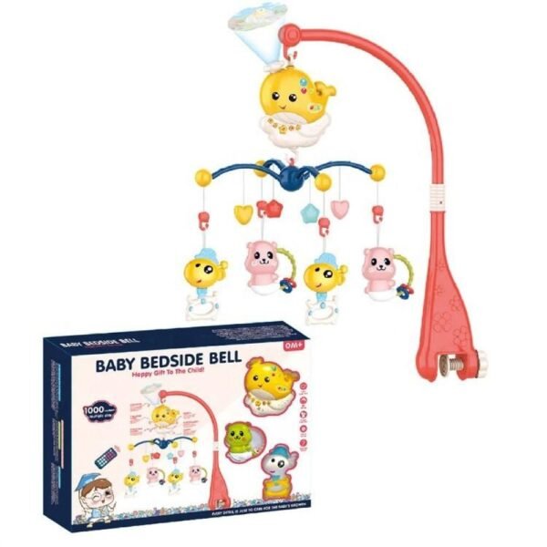 360° Musical Baby Crib Mobile with Lights & Remote - Image 4