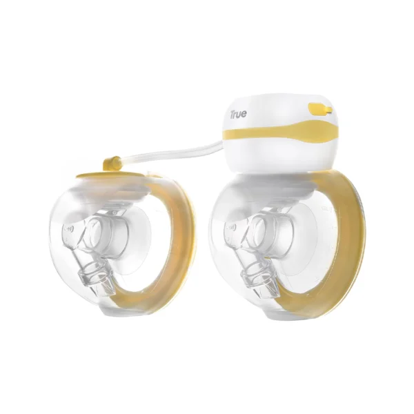 True Baby Wearable Double Electric Breast Pump – Yellow