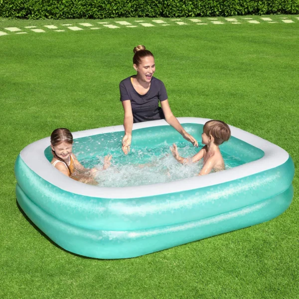 Bestway 54005 Inflatable Rectangular Family Pool - 200 x 146 x 48 cm - Image 5