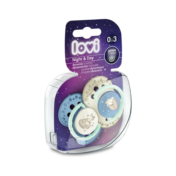 LOVI Dynamic Silicone Soothers – Blue (2 Pieces) - Image 8