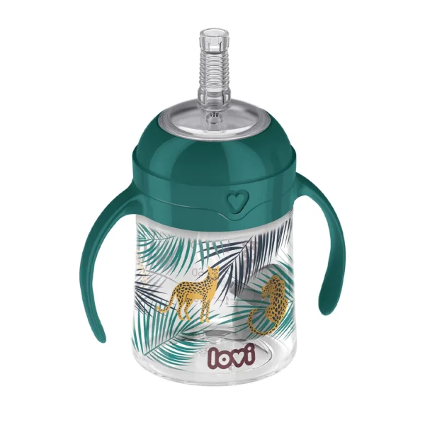 LOVI Jungle Vibes Straw Cup 150 ml – Green - Image 8