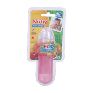 Nuby EZ Squeeze Feeder – 30ml – Pink