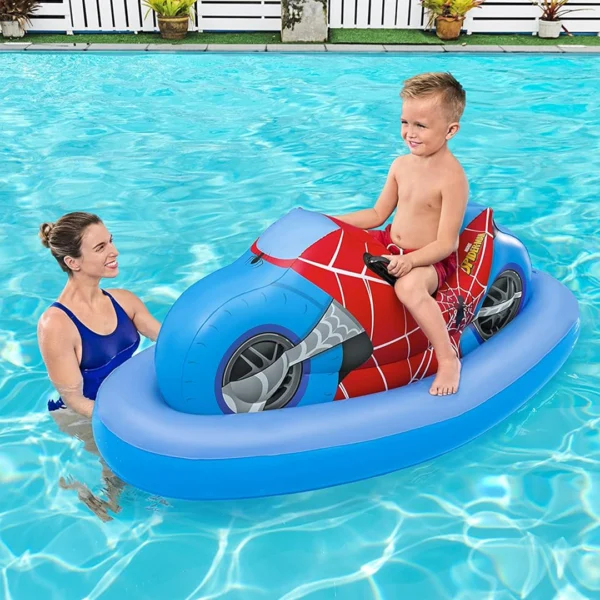 Bestway Spider-Man Sporty Motorcycle Ride-On Float - Image 8
