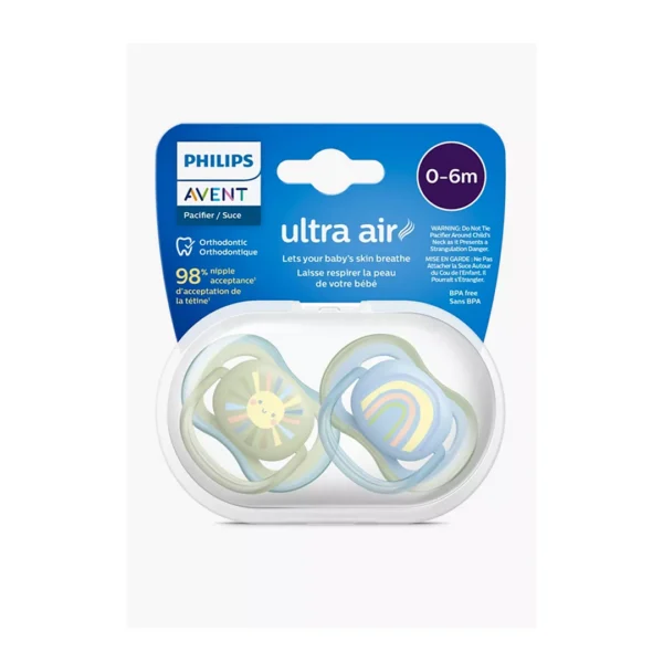 Philips Avent Ultra Air Silicone Soother – Set of 2 - Image 2