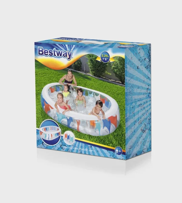 Bestway® Elliptic Inflatable Play Pool – 54066E - Image 7