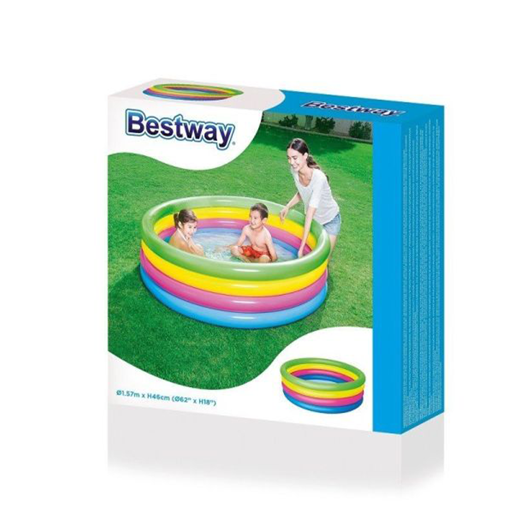 Bestway® 4-Ring Colorful Play Pool - Image 3