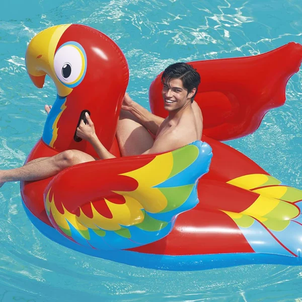 Bestway Peppy Parrot Ride-On – 203x132cm Large Inflatable Pool Float - Image 7
