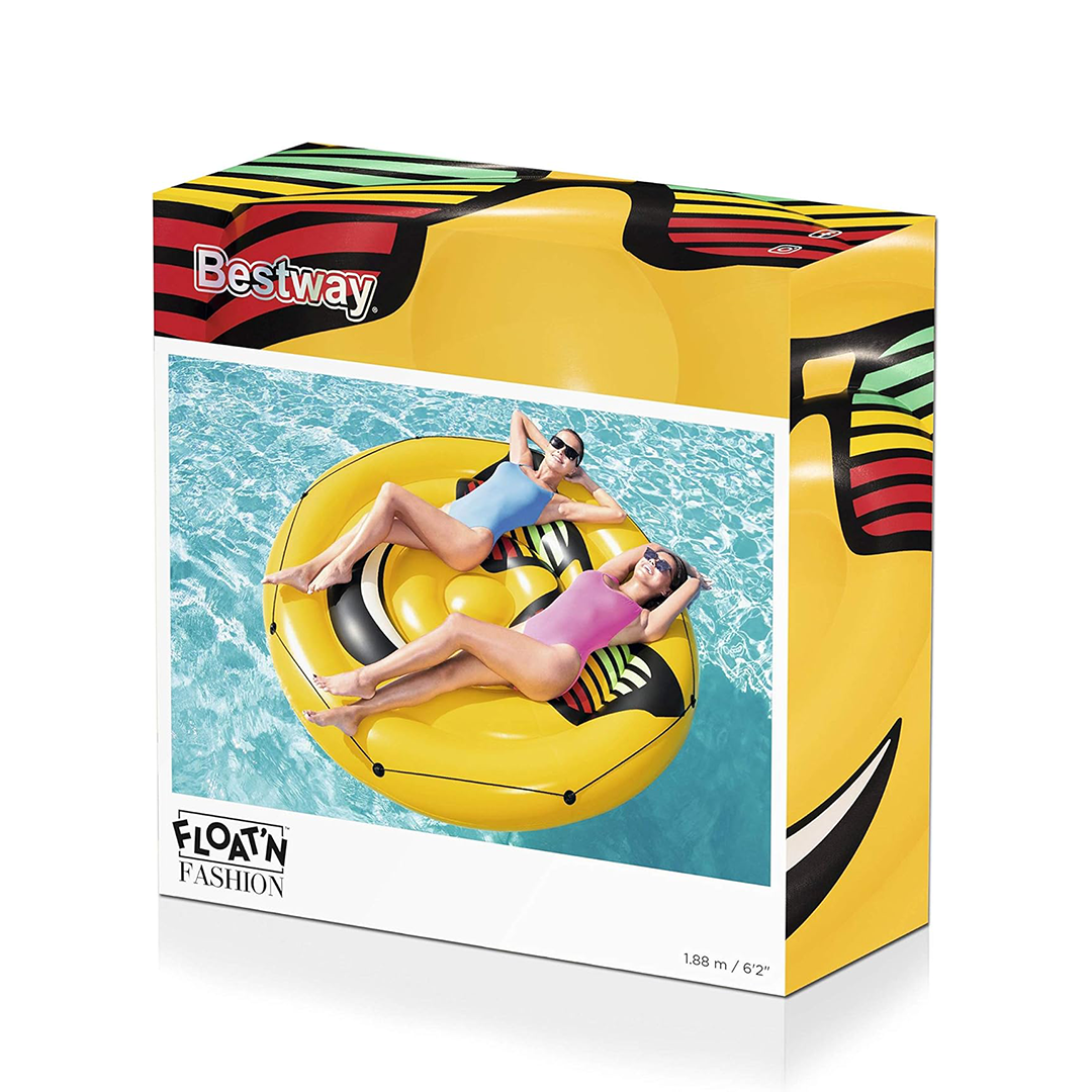Bestway Emoji Island Float – 188 x 188 cm - Image 4