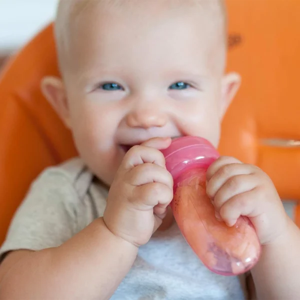Nuby EZ Squeeze Feeder – 30ml – Pink - Image 4