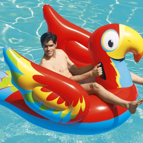 Bestway Peppy Parrot Ride-On – 203x132cm Large Inflatable Pool Float - Image 8