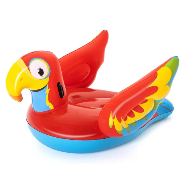 Bestway Peppy Parrot Ride-On – 203x132cm Large Inflatable Pool Float