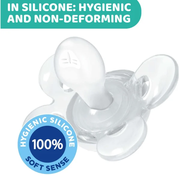 Chicco Physio Comfort Silicone Soother – Blue – BPA Free - Image 6