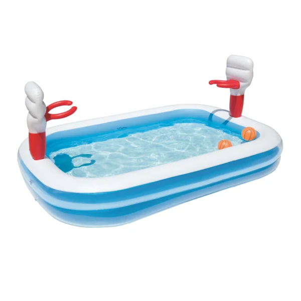 Bestway Inflatable Basketball Pool – 251x168x102 cm