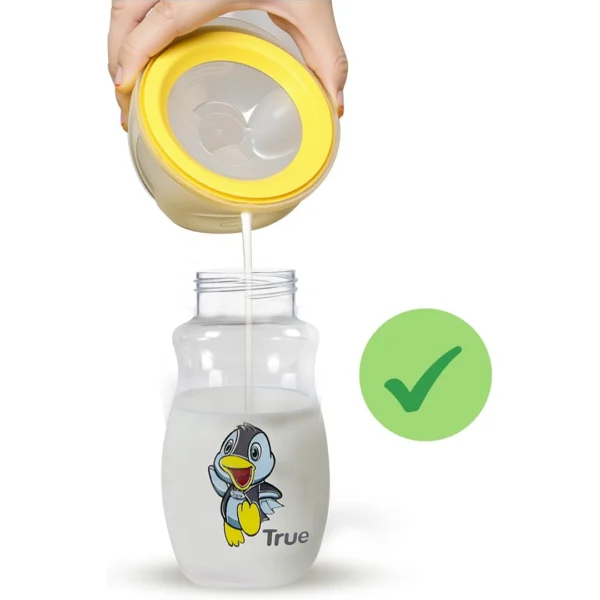 True Baby Wearable Double Electric Breast Pump – Yellow - Image 8